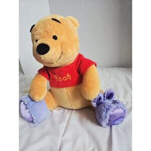 Disney Exclusive Pohh Bunny Slippers 12' Stuffed Winnie The Pooh Nursery Decor